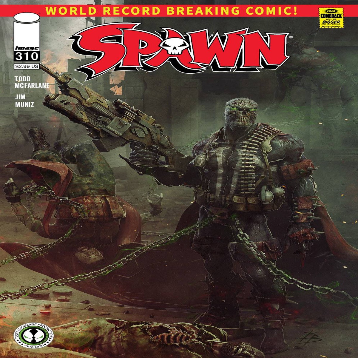 Spawn #310 Cover C Barends 1st Print