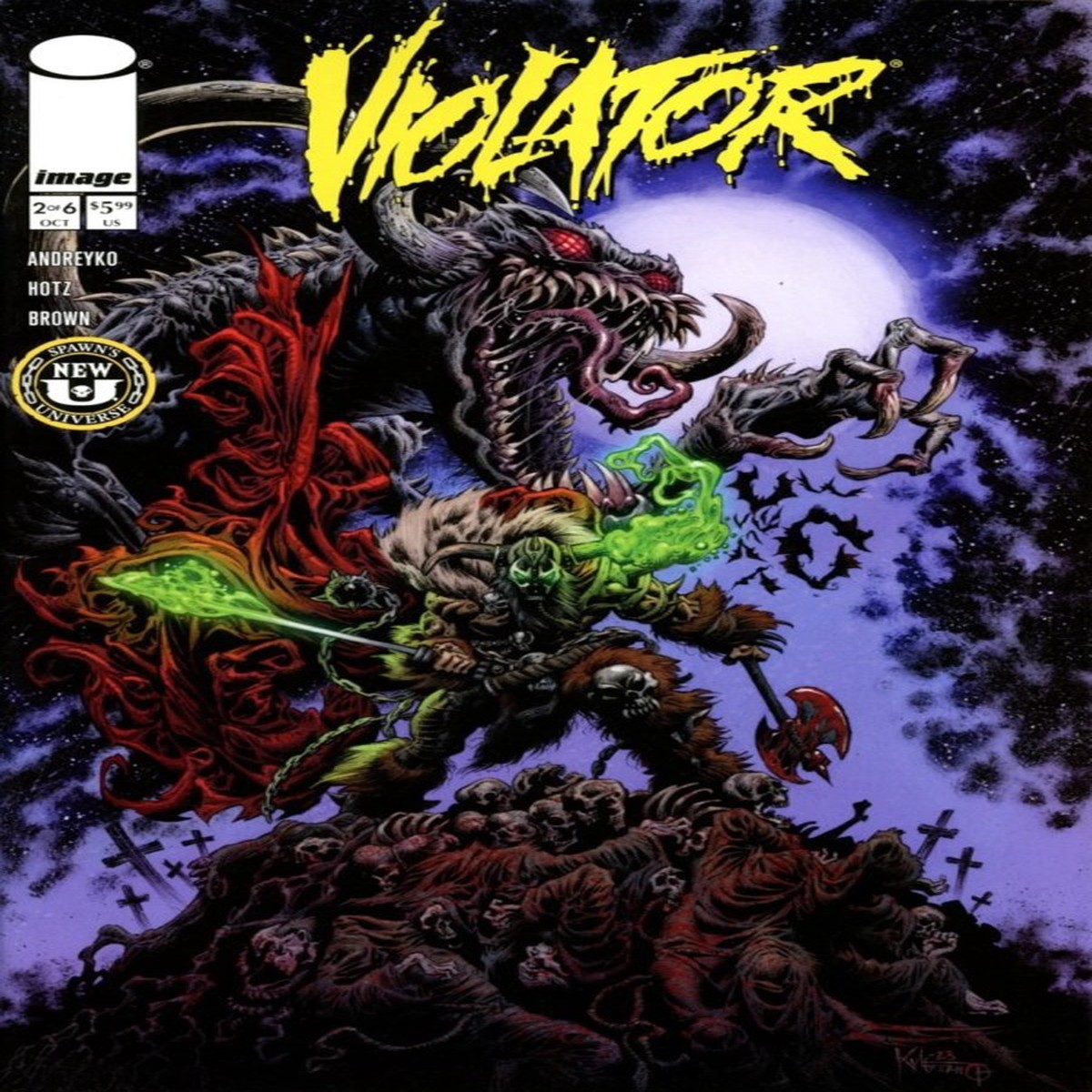 Violator: Origin #2 Cover A 1st Print