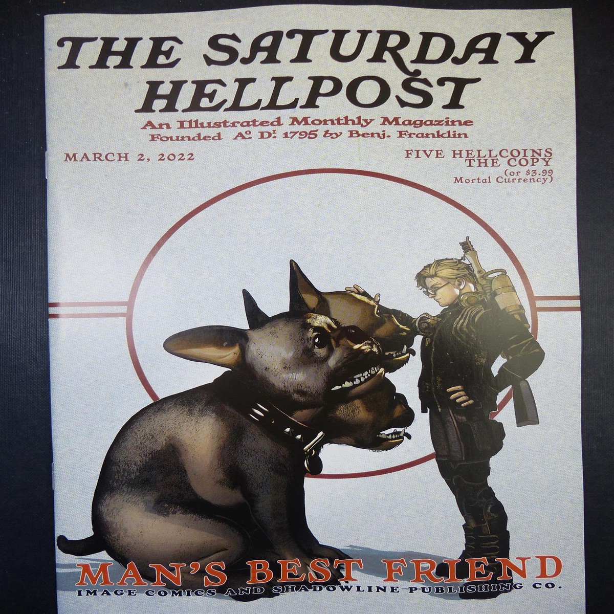 HELLCOP #5 Hellpost cvr – Mar 2022 – Image Comic #7T5