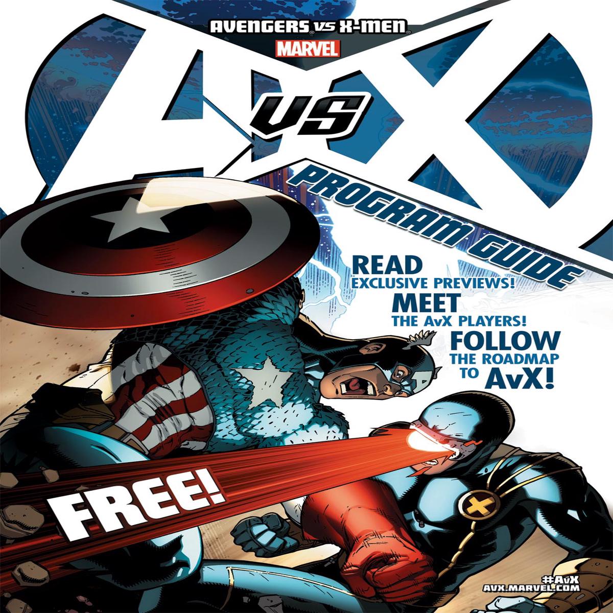 Avengers vs X-Men Program Guide #1