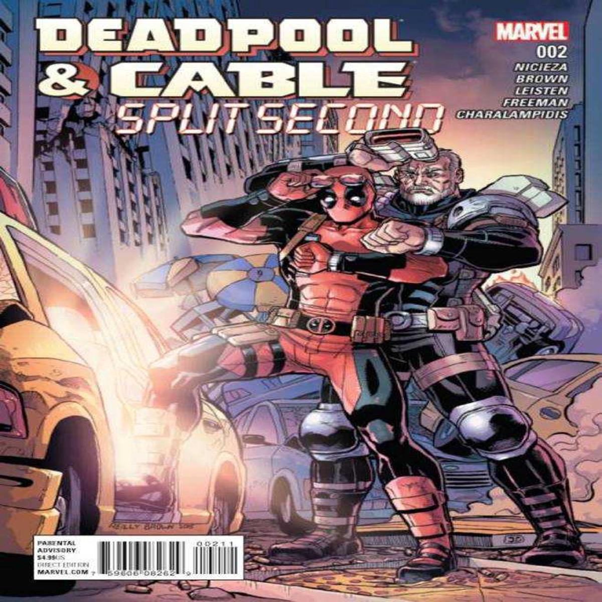 Deadpool And Cable Split Second 2 (Of 3) (2016) Marvel Comics