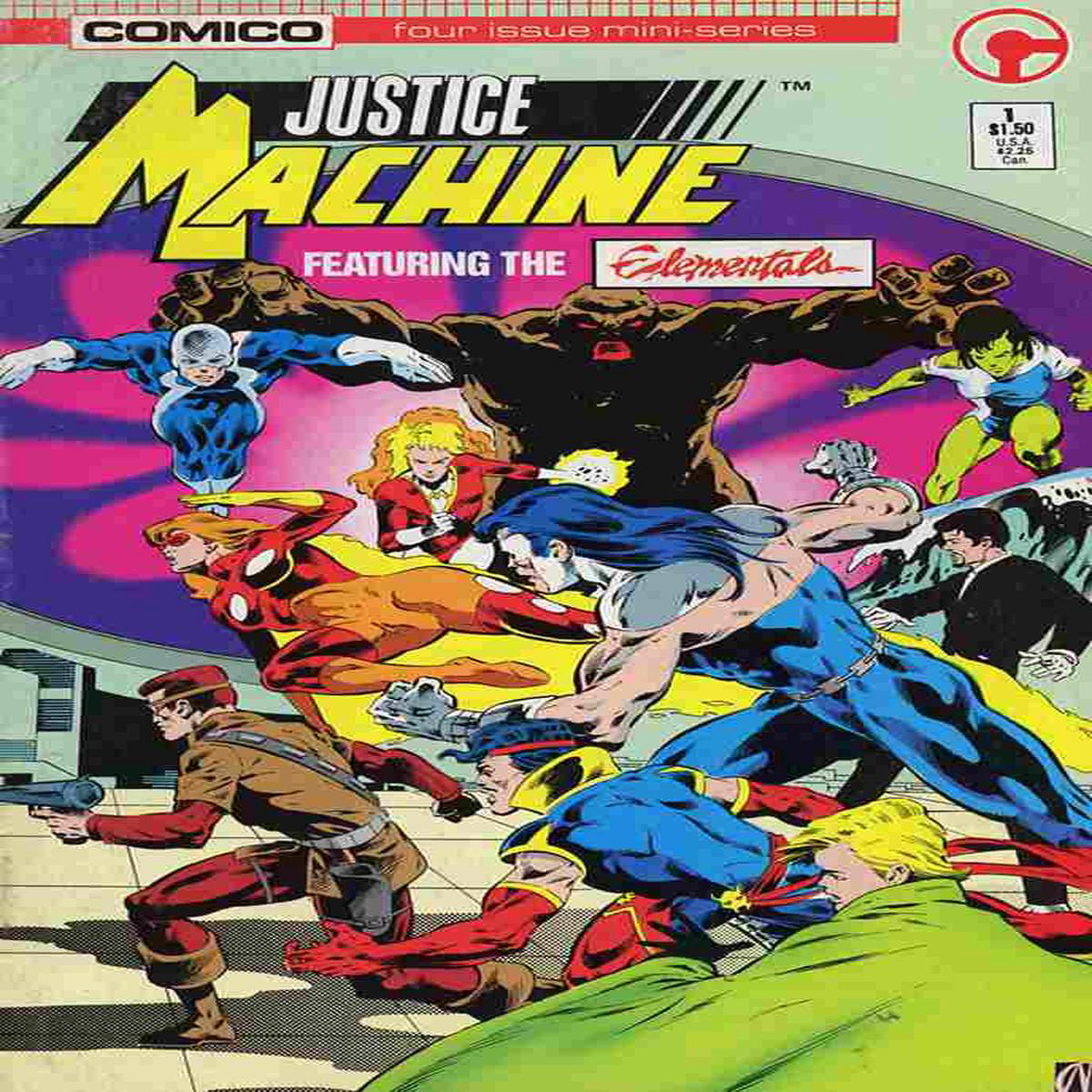 JUSTICE MACHINE FEATURING THE ELEMENTALS 1