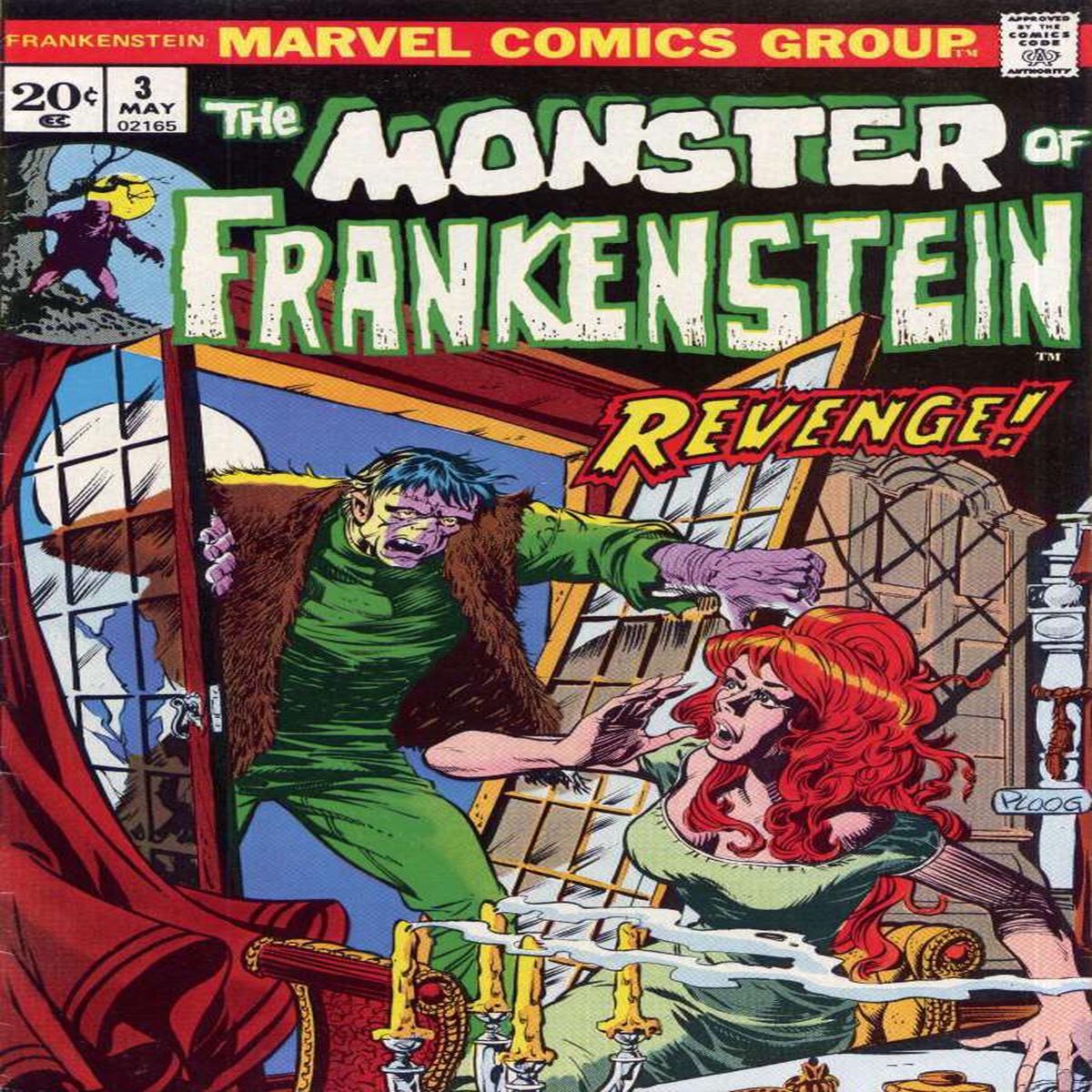 Frankenstein (1973 Marvel) # 3 Raw
