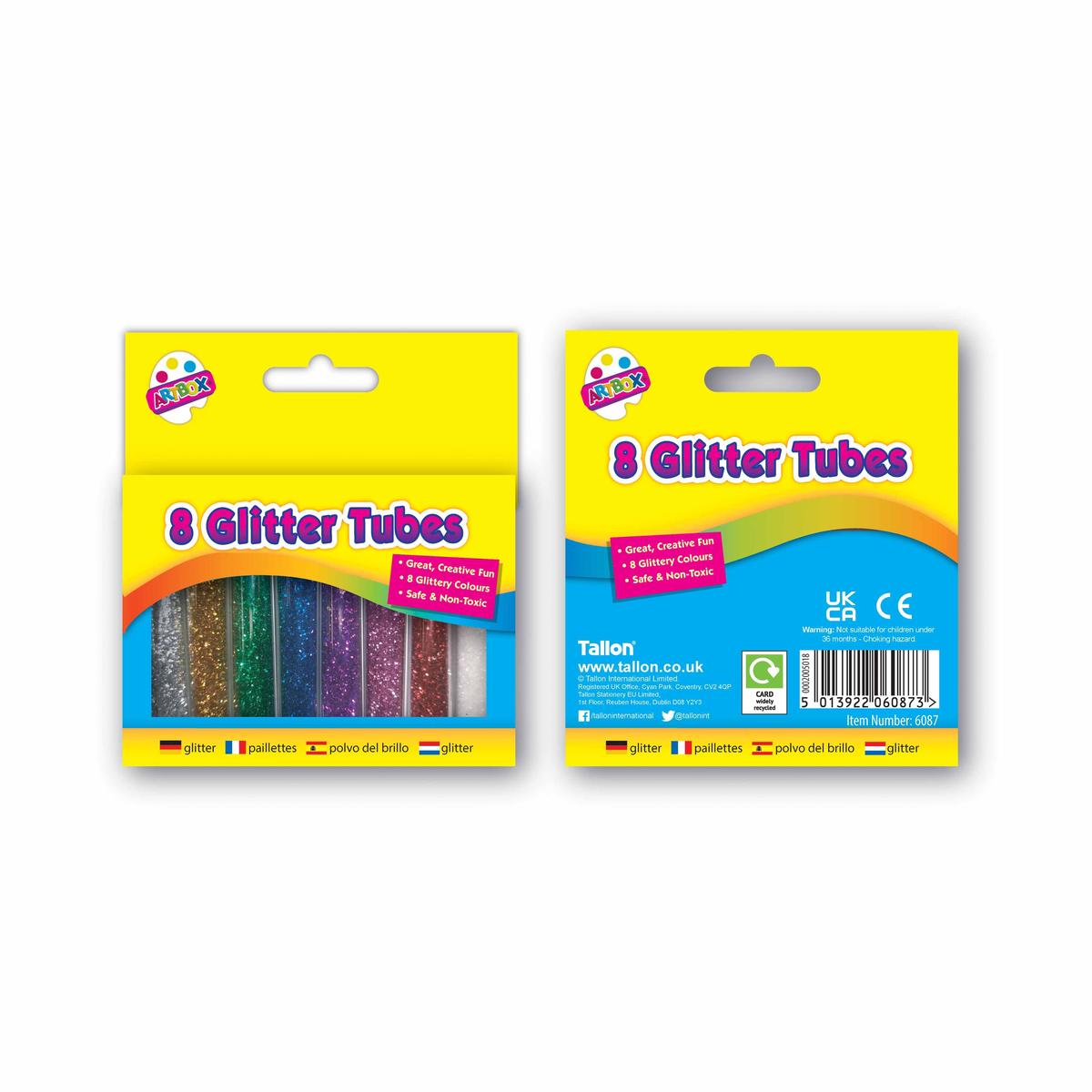 Glitter Tubes 8 Pack