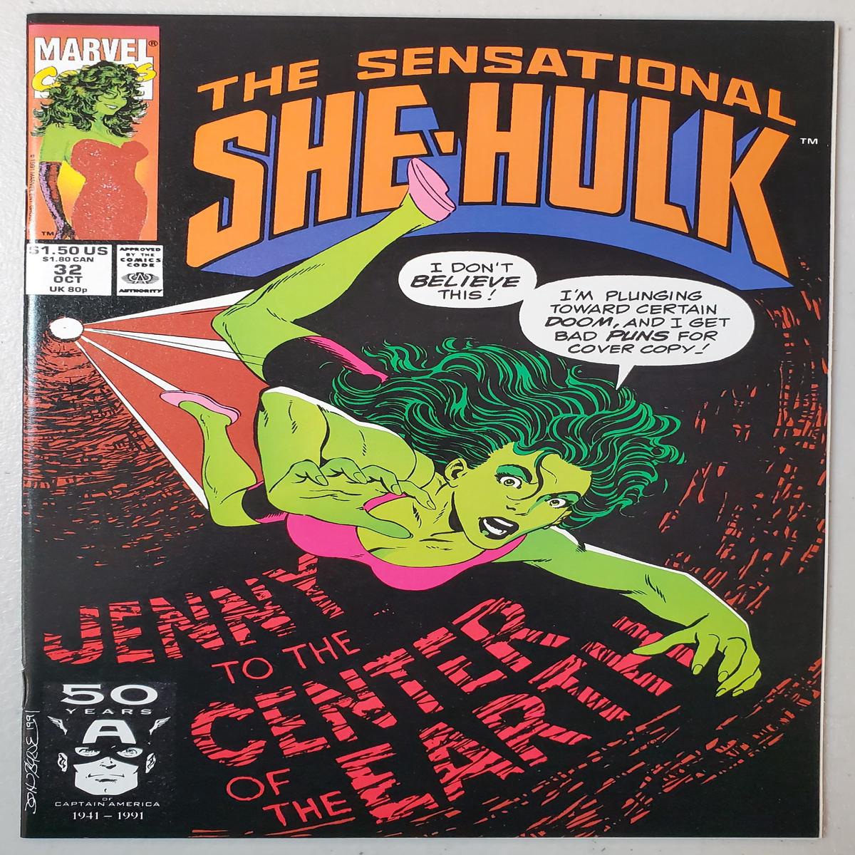 SENSATIONAL SHE-HULK 32 1991