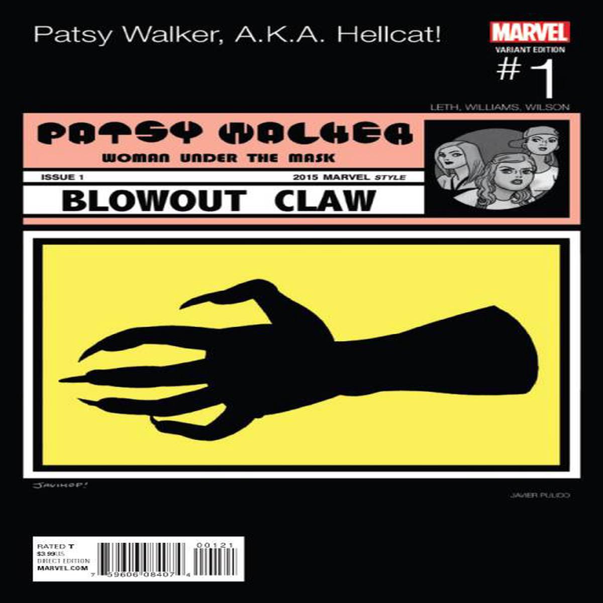 PATSY WALKER AKA HELLCAT #1 PULIDO HIP HOP VARIANT 2015