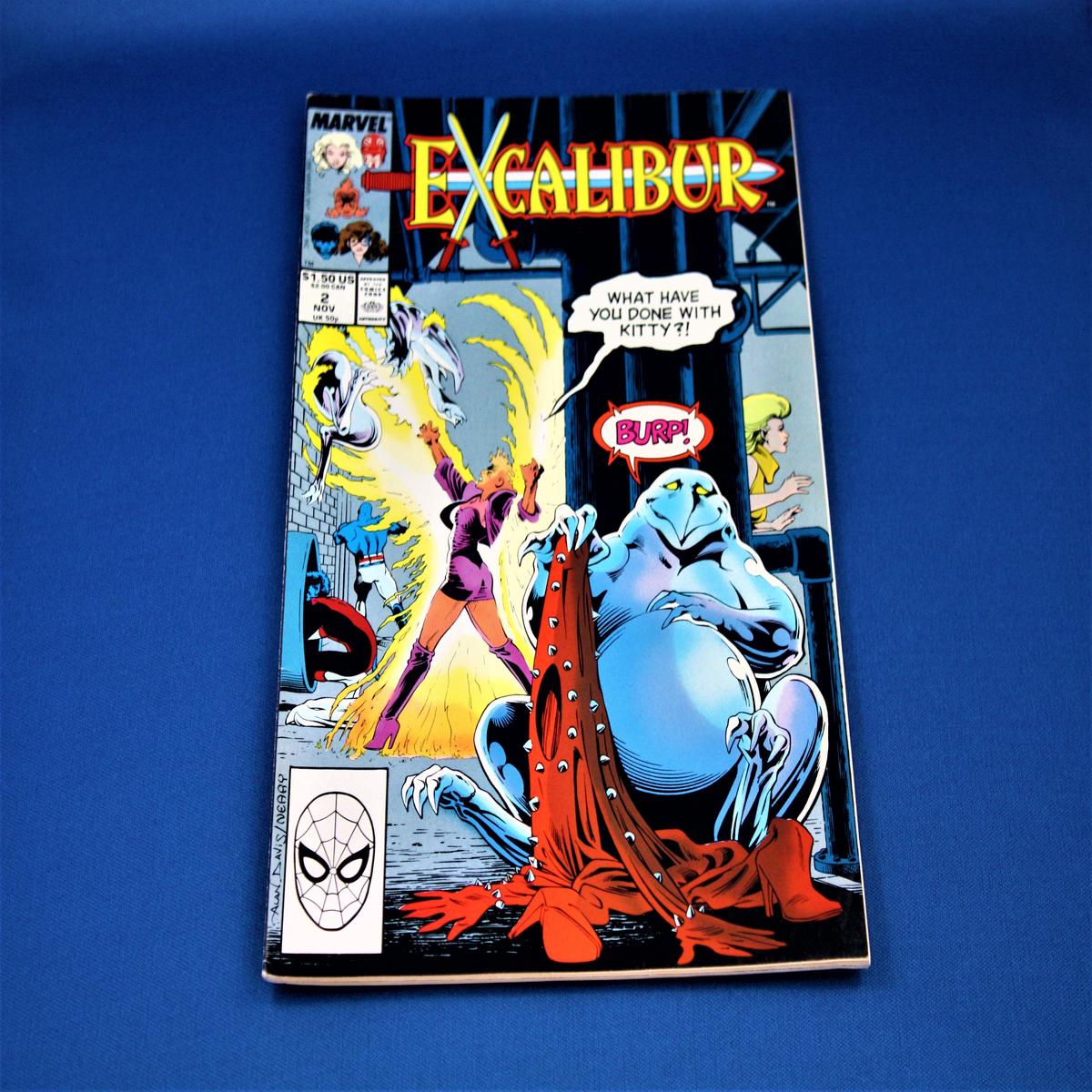 Marvel Comics – Excalibur – #2 – November 1988