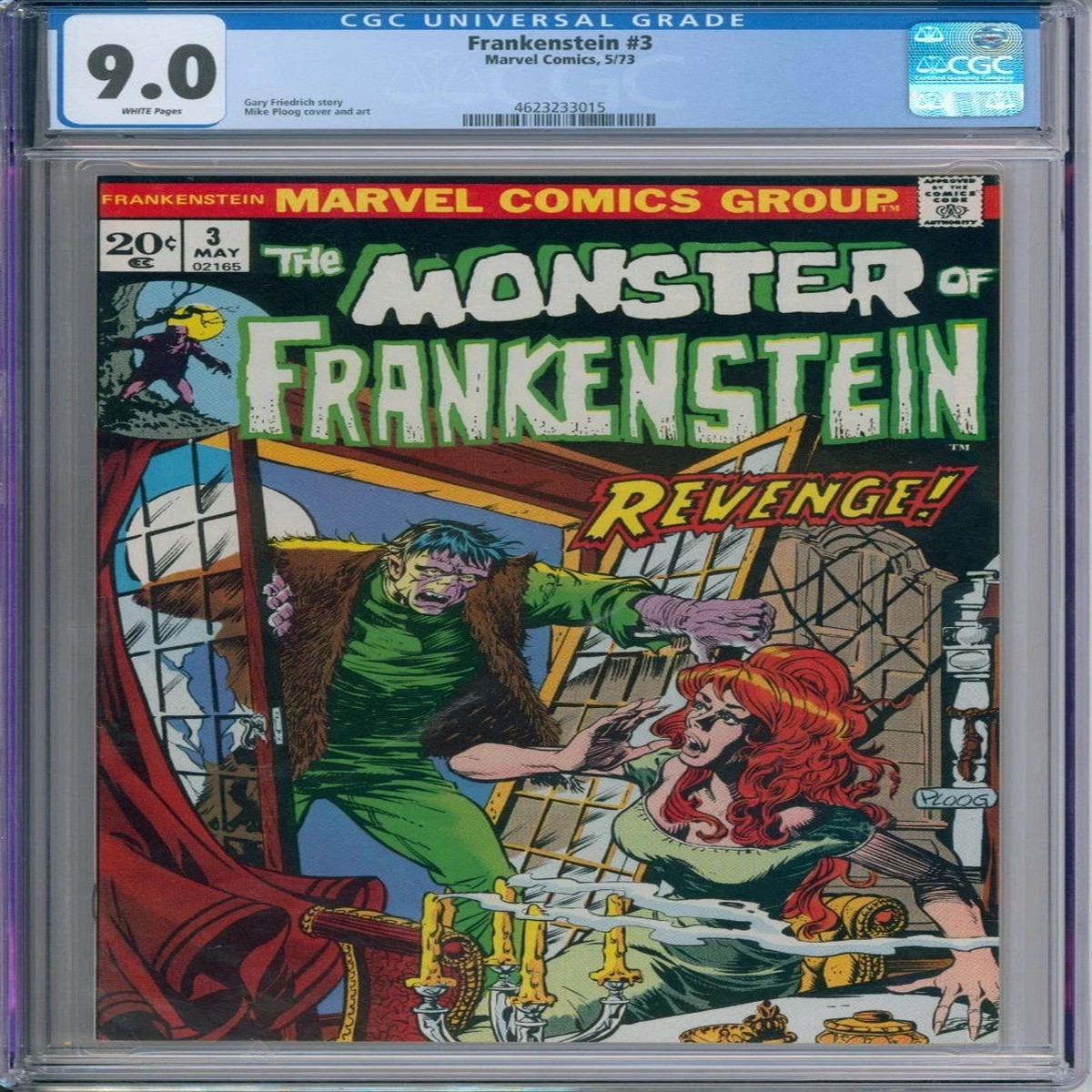 Frankenstein 3 CGC 90 Gary Friedrich