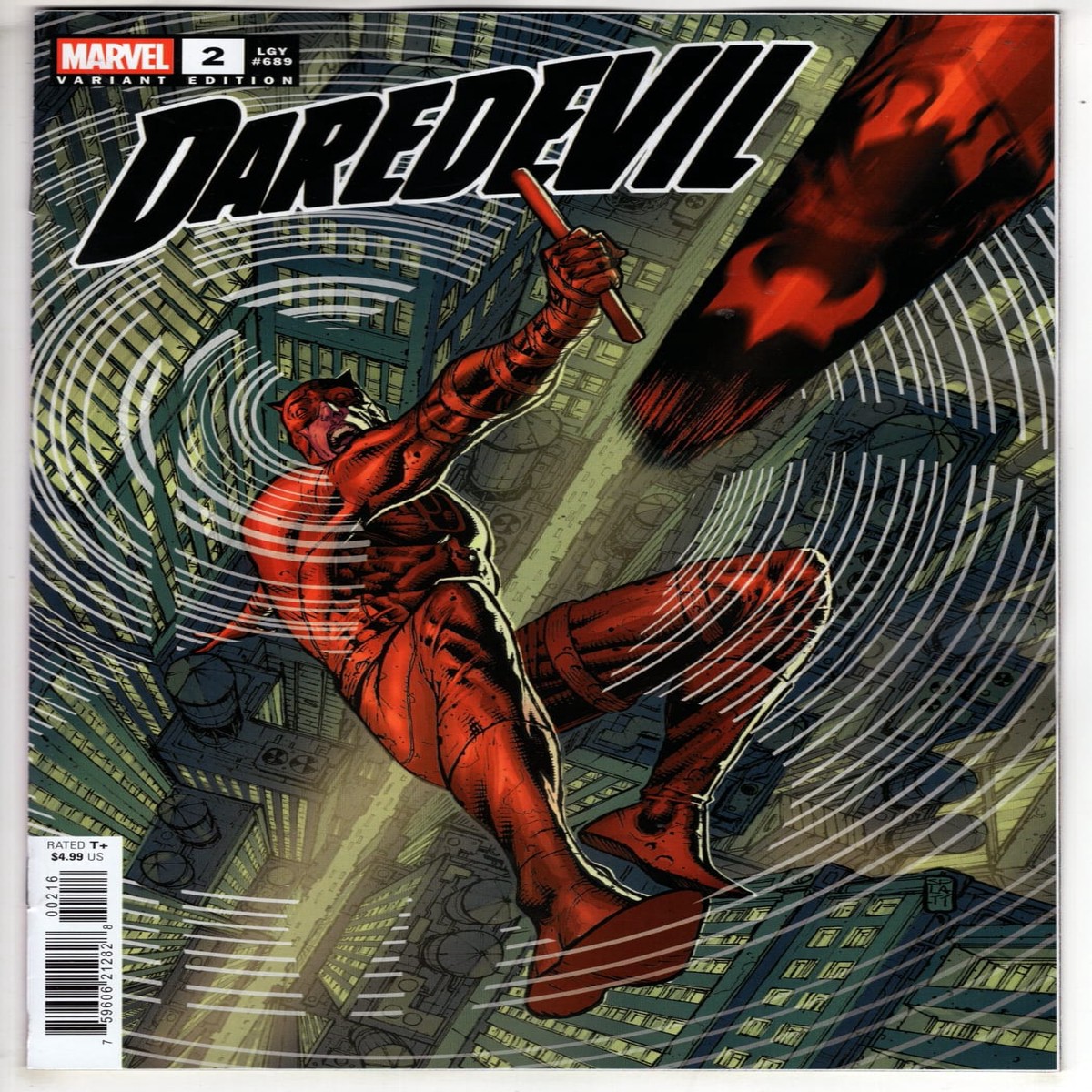 DAREDEVIL #2 STEPHEN PLATT VARIANT (VF/NM)