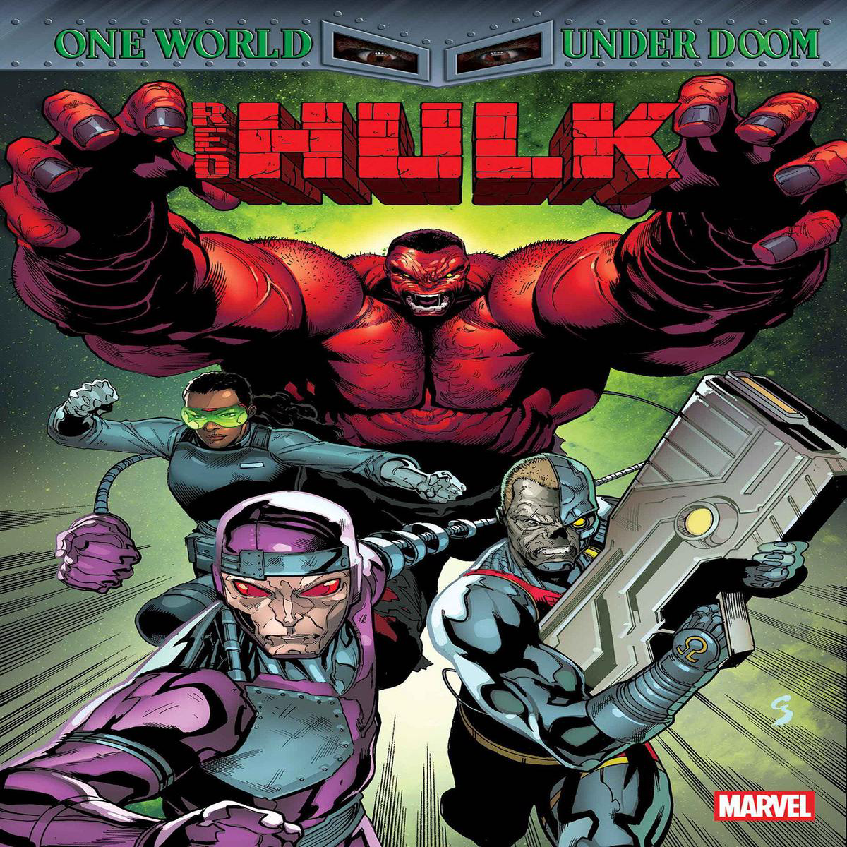 RED HULK 9 COVER A DOOM