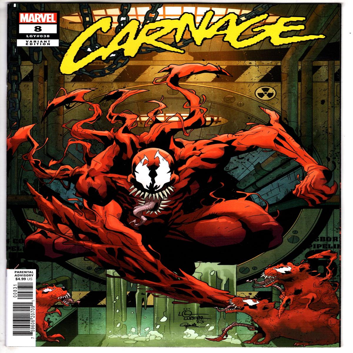 CARNAGE #8 LOGAN LUBERA VAR